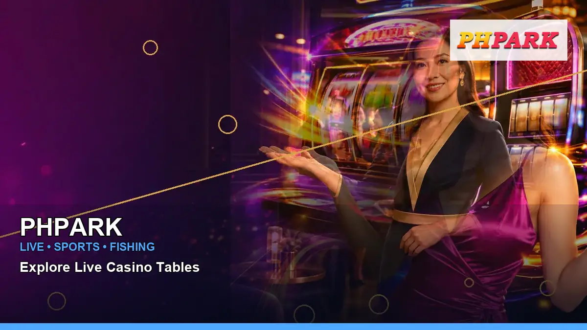 PHPARK high-energy lounge VIP casino rewards in a right-framed layout for Philippine players