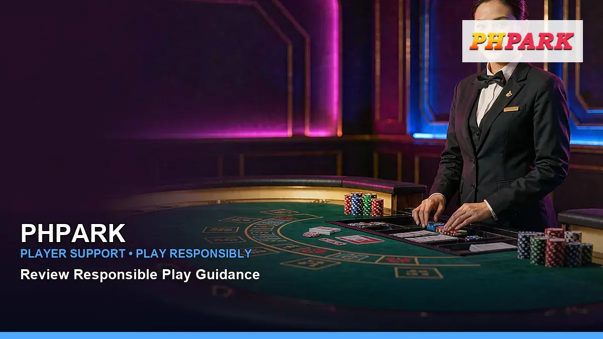 PHPARK high-energy live casino table games in a left-framed layout for Philippine players
