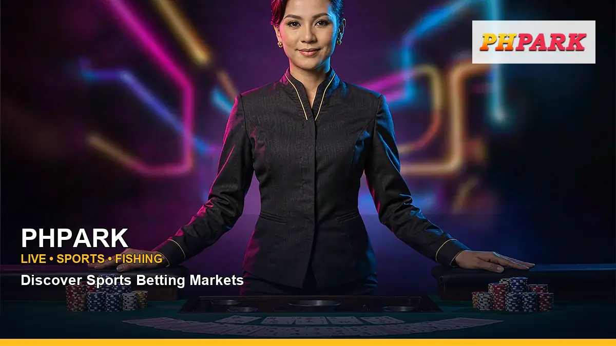 PHPARK live casino table games featuring a Philippine casino game interface with a macro detail composition