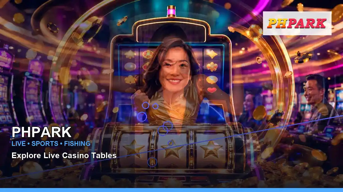 PHPARK high-energy night online slot games in a right close-up layout for Philippine players