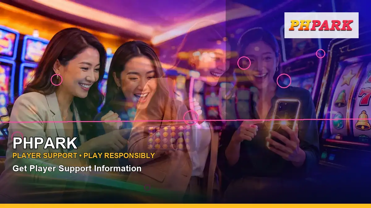 PHPARK party online slot games featuring an adult Filipina casino host with a right-diagonal composition